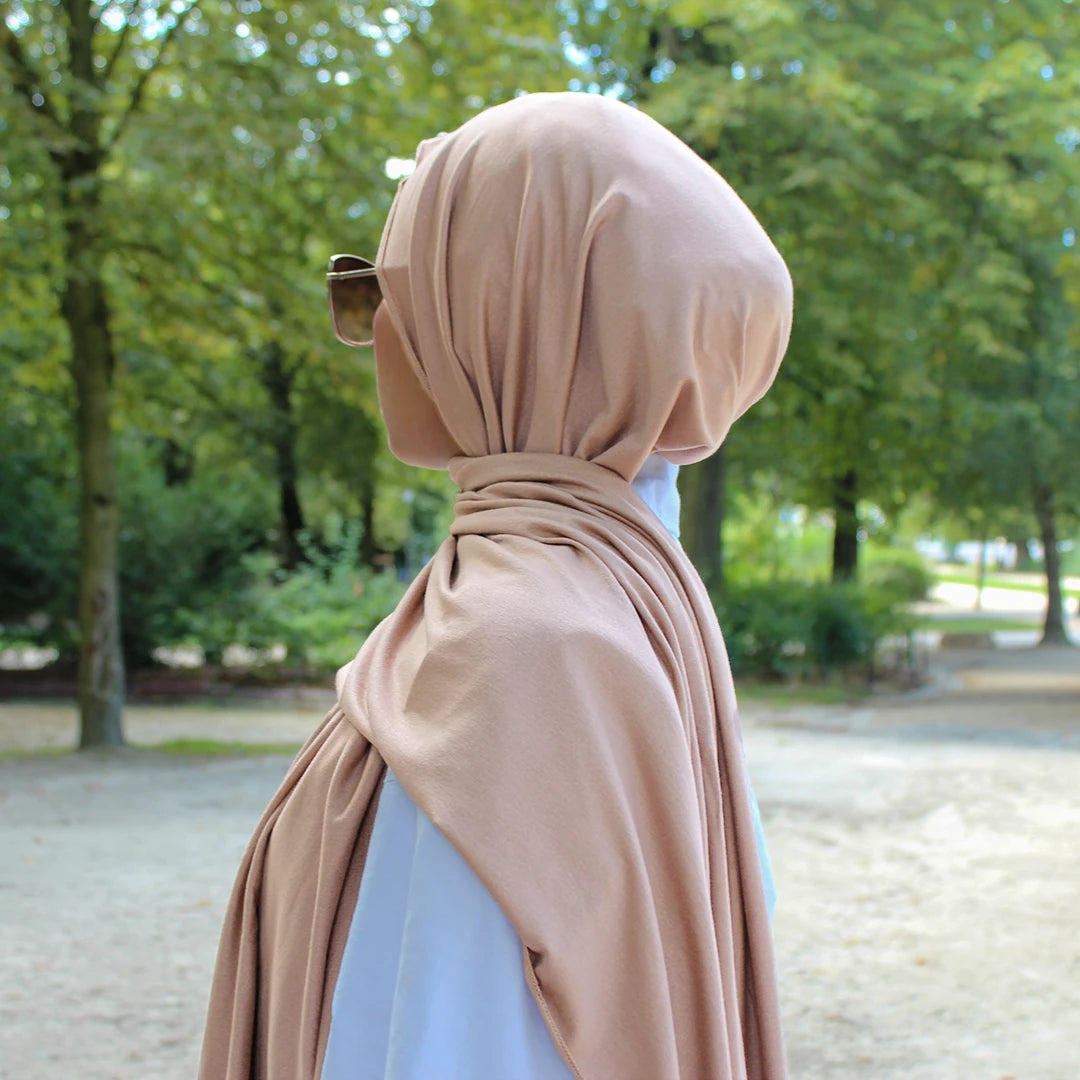 HIJAB JERSEY BRUN ALEZAN