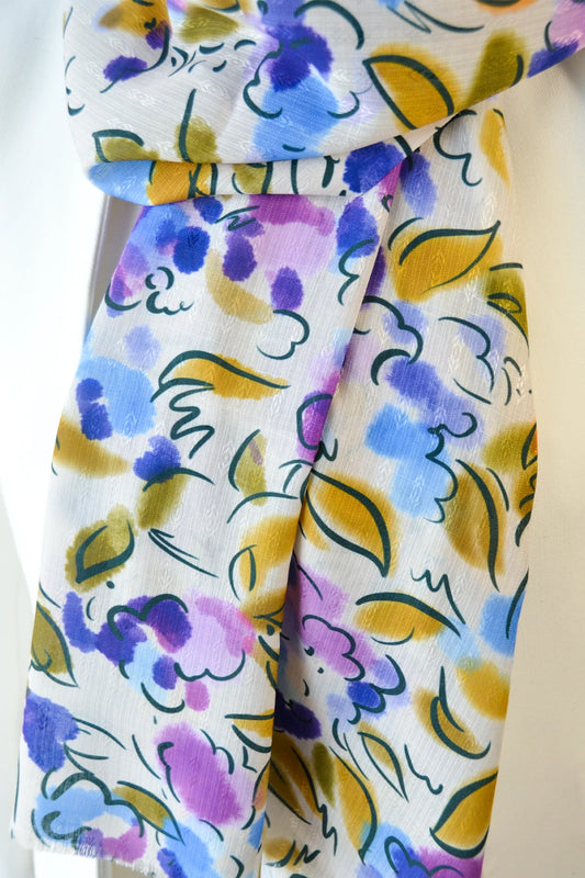 FOULARD ELÉGANCE FLORAL