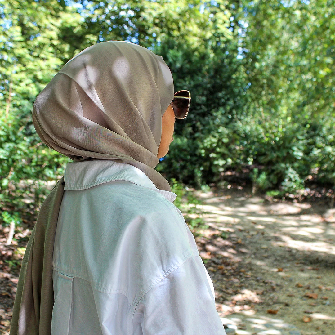 HIJAB JAZZ COTON DOUX SABLE GRIS
