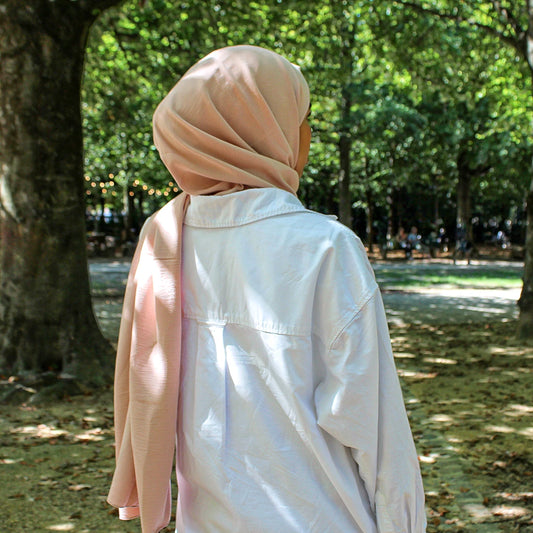 HIJAB JAZZ COTON DOUX ROSE POUDRÉ