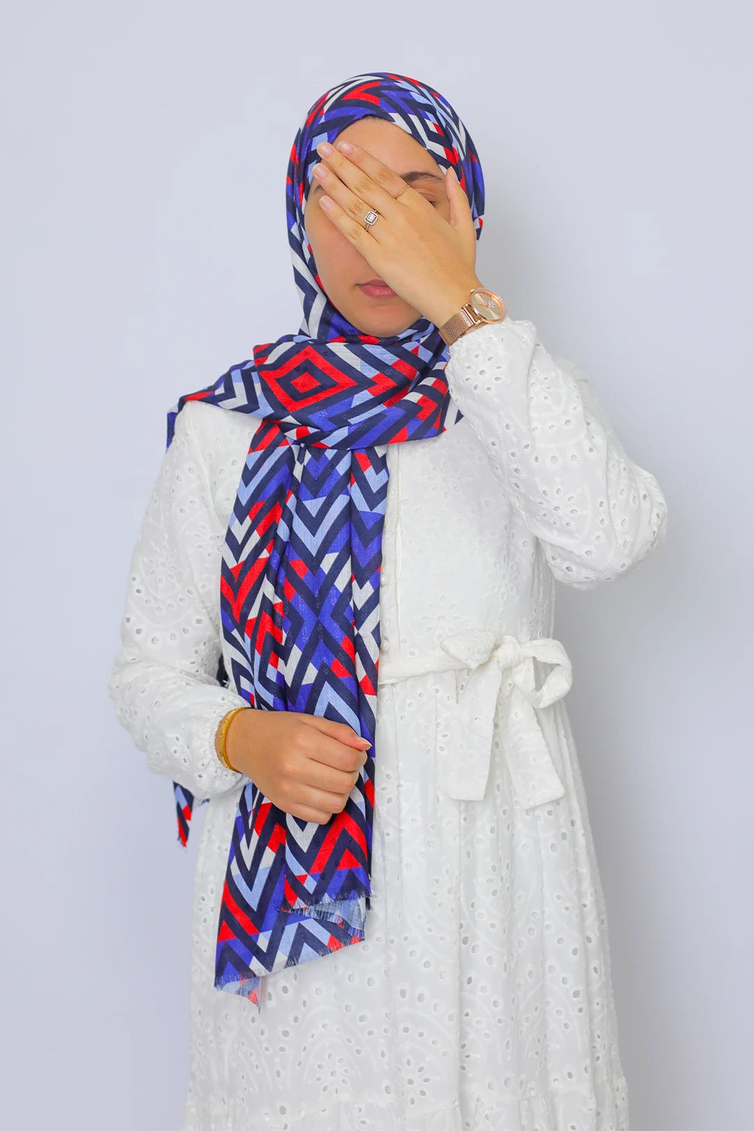 FOULARD ELÉGANCE BLEU