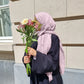 HIJAB EFFET FROISSÉ ROSE POUDRÉ