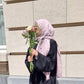 HIJAB EFFET FROISSÉ ROSE POUDRÉ